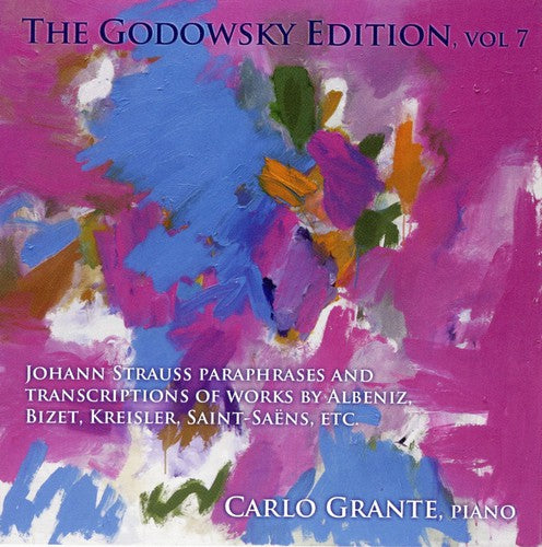 the album cover for Strauss / Albeniz / Grante - Godowsky Edition 7