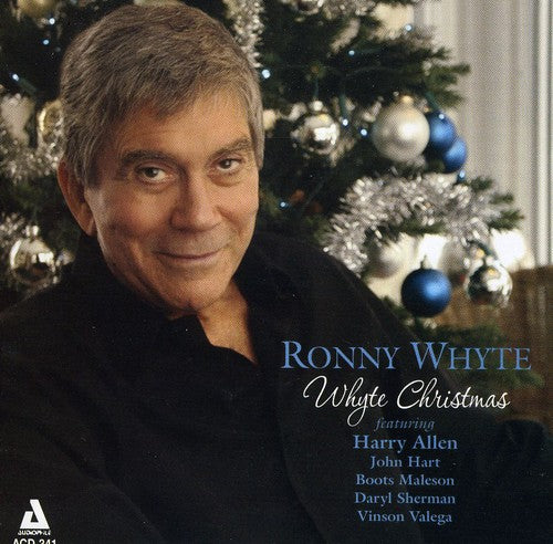 the album cover for Ronny Whyte - Whyte Christmas