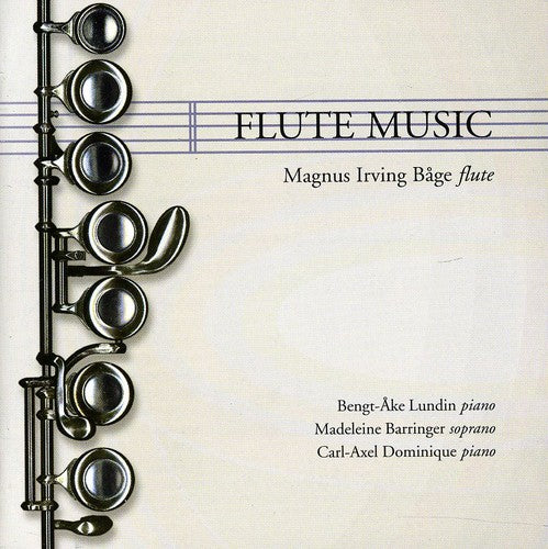 the album cover for Magnus Irving Bage - Flute Music