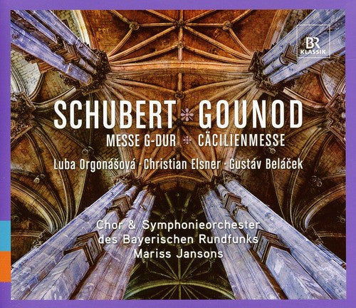 the album cover for Mariss Jansons - Messe G-Dur Cacilienmasse