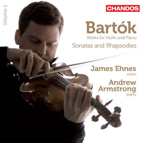 the album cover for Andrew Armstrong - Works for Violin & Piano 1