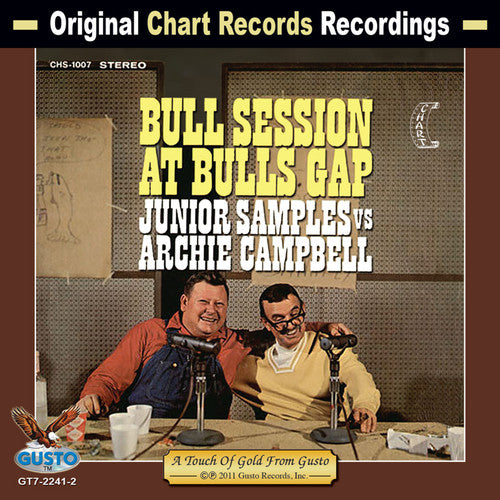 the album cover for Junior Samples Vs Archie Campbell - Bull Session at Bulls Gap