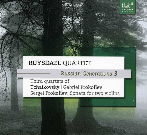 the album cover for Ruysdael Quartet - Russian Generations 3 [Digipak]