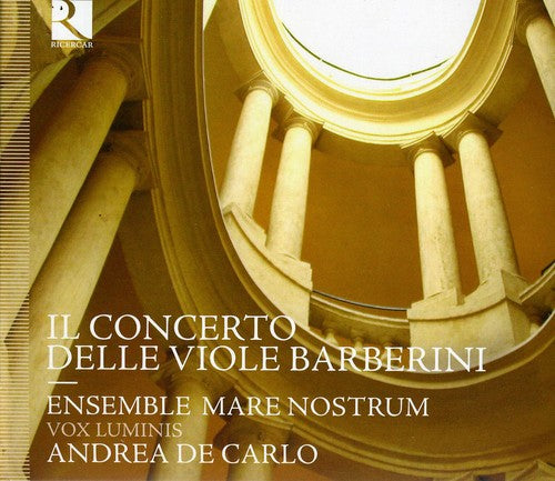 the album cover for Andrea de Carlo - Barberini Consort Of Viols [Digipak]