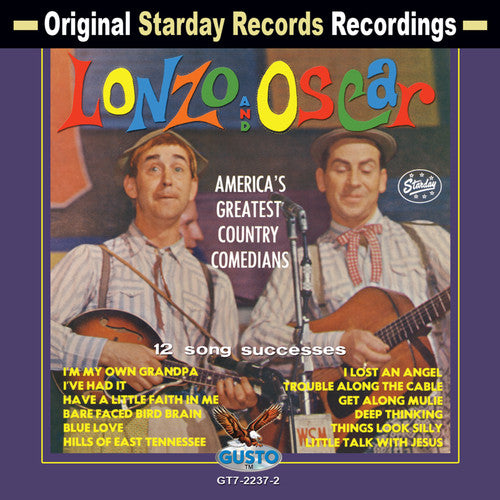 the album cover for Lonzo & Oscar - America's Greatest Country Comedians