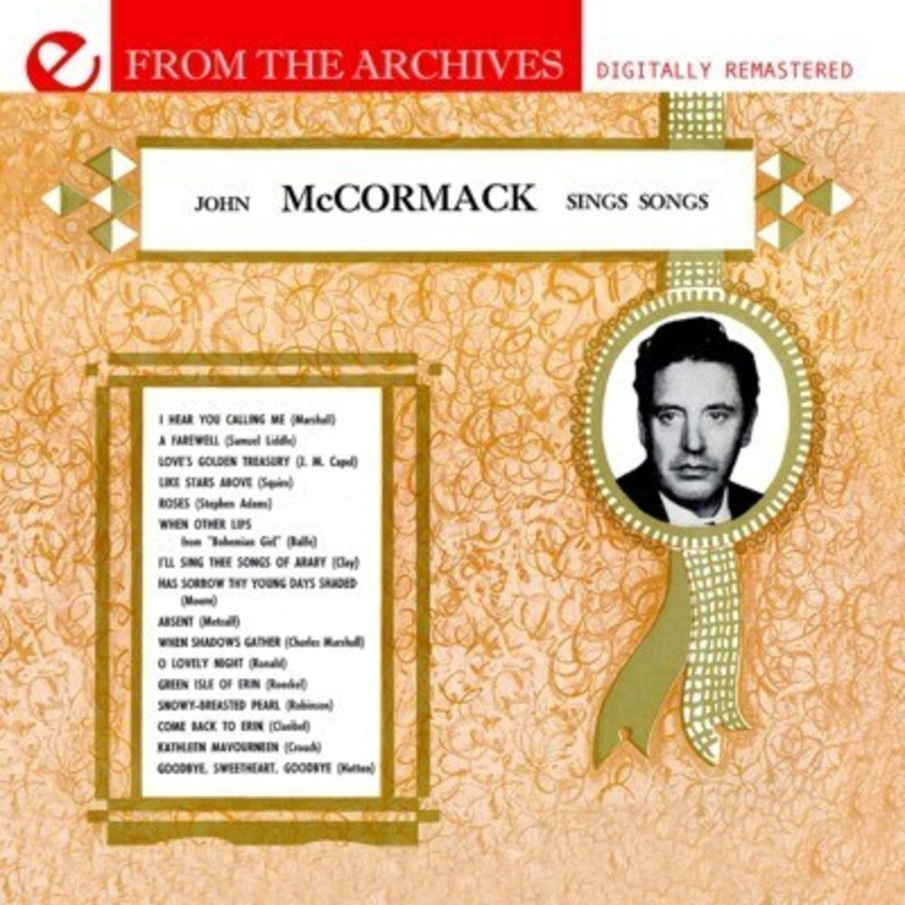 the album cover for John Mccormack - From the Archives