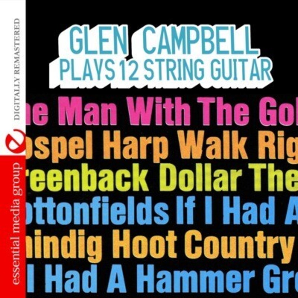 the album cover for Glen Campbell - Plays 12 String Guitar