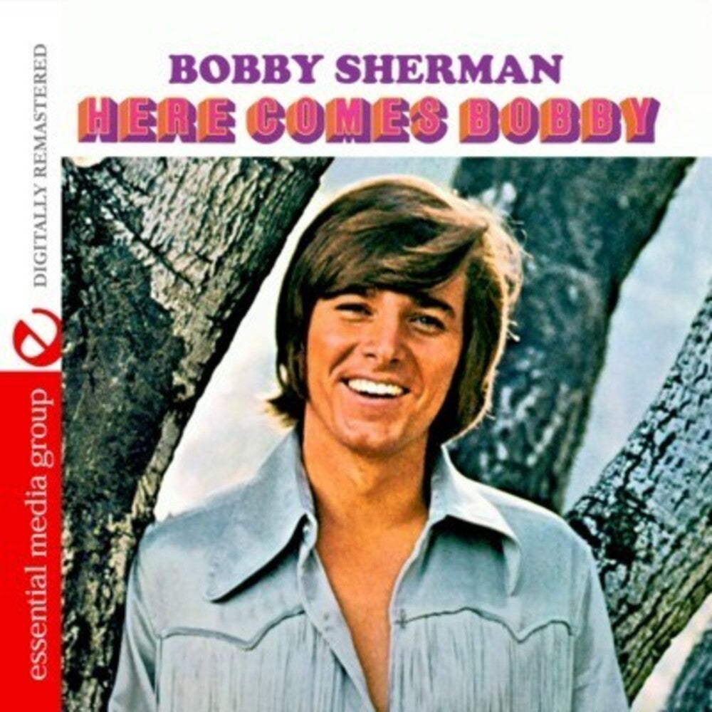 the album cover for Bobby Sherman - Here Comes Bobby