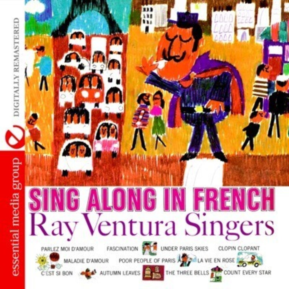 the album cover for Ray Ventura Singers - Sing Along in French