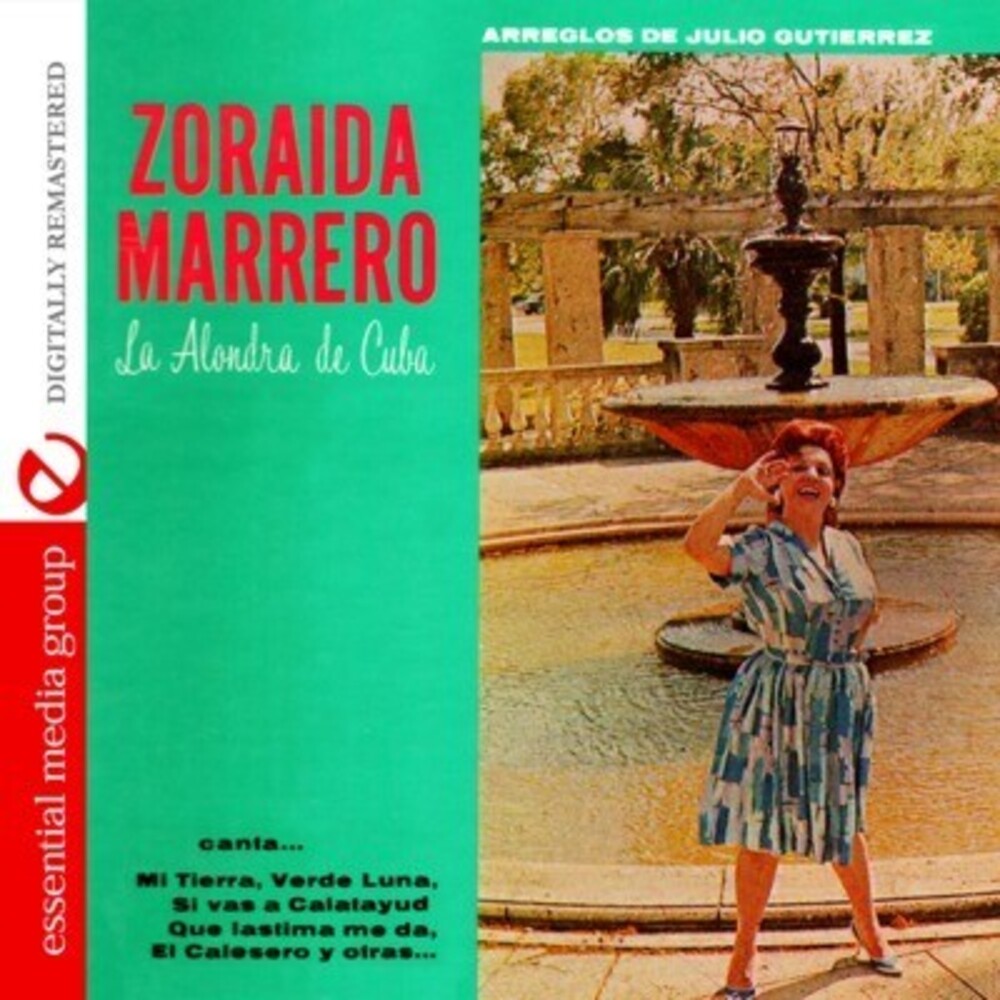 the album cover for Zoraida Marrero - La Alondra de Cuba