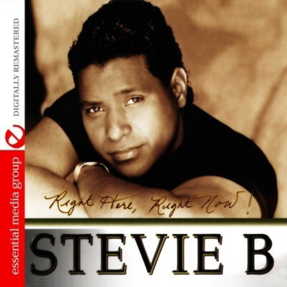 the album cover for Stevie B. - Right Here, Right Now!