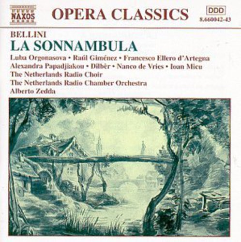 the album cover for V. BELLINI - La Sonnambula