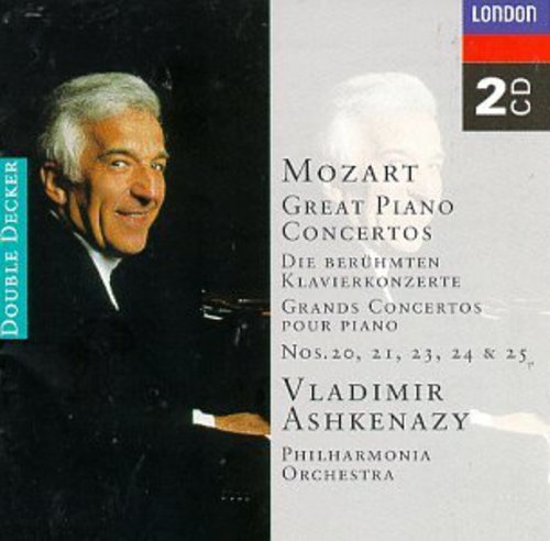 the album cover for VLADIMIR ASHKENAZY - Piano Concertos 20-25