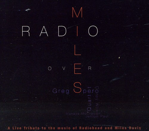 the album cover for Greg Spero - Radio Over Miles