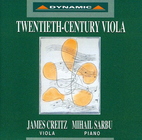 the album cover for James Creitz - XXth Century Viola