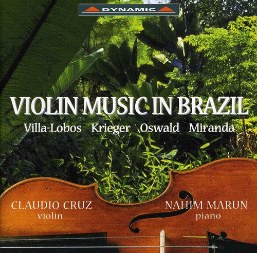 the album cover for Claudio Cruz - Violin Music in Brazil