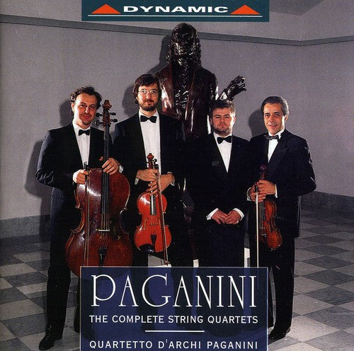 the album cover for Paganini String Quartet - String Quartets 1-3
