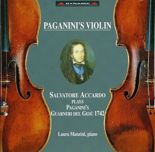 the album cover for Salvatore Accardo - Salvatore Accardo Plays Paganini's Guarneri Violin