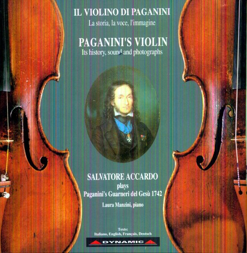 the album cover for Paganini / Accardo / Manzini - Il Violino Di Paganini
