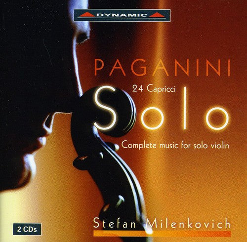 the album cover for Stefan Milenkovich - Complete Music for Solo Violin