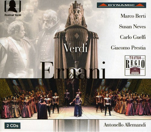 the album cover for Marco Berti - Ernani