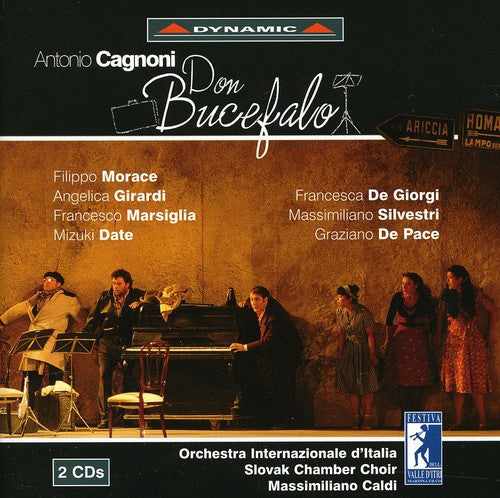 the album cover for Massimiliano Caldi - Don Bucefalo