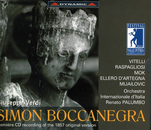 the album cover for Vittorio Vitelli - Simon Boccanegra (1857 Version)