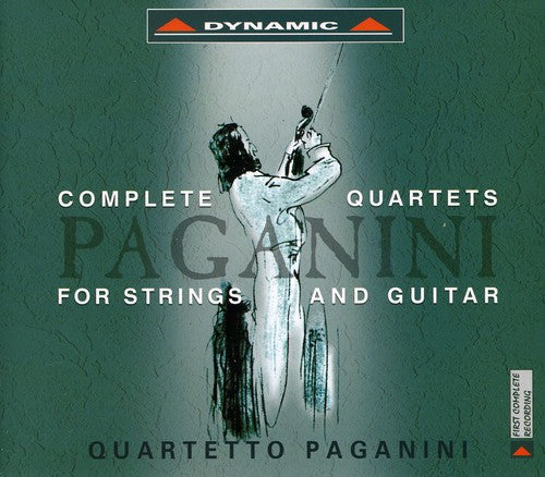 the album cover for Paganini / Quartetto Paganini / Pignata / Braucher - Complete Quartets for Strings & Guitar