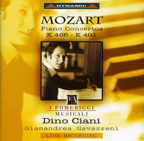 the album cover for Dino Ciani - Ciani Plays Mozart