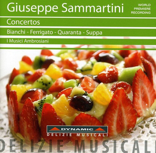 the album cover for Sammartini / I Musici Ambrosiani / Suppa - Concertos