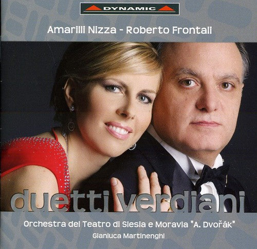 the album cover for Gianluca Martinenghi - Duetti Verdiani