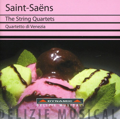 the album cover for Saint-Saens / Battiston / Morassutti / Zanin - String Quartets