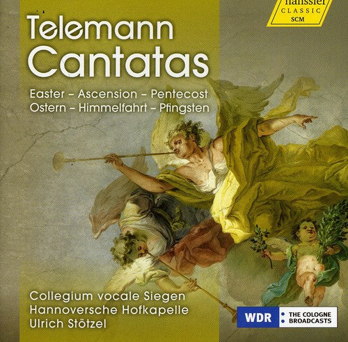 the album cover for Ulrich Stotzel - Telemann Cantatas