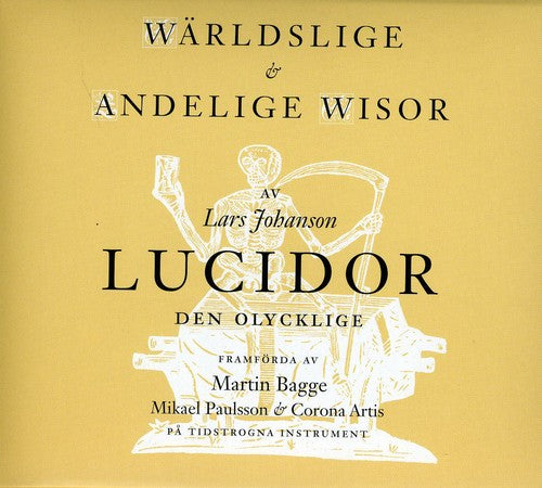 the album cover for Martin Bagge - Warldslige & Andelige Wisor