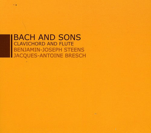 the album cover for Jacques-antoine Bresch - Bach & Sons [Digipak]