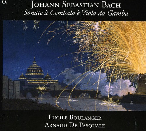 the album cover for Lucile Boulanger - Sonata For Harpsichord & Viola Da Gamba [Digipak]