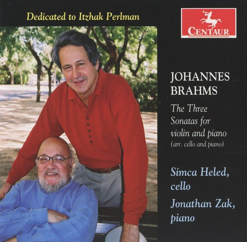 the album cover for Simca Heled - Three Sonatas for Violin & Piano