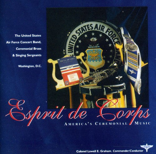 the album cover for US Air Force Concert Band - Esprit de Corps