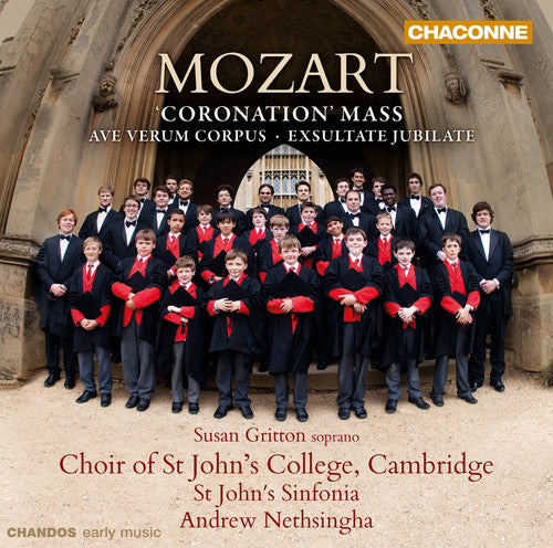 the album cover for St. John's Sinfonia - Coronation Mass & Ave Verum Corpus &