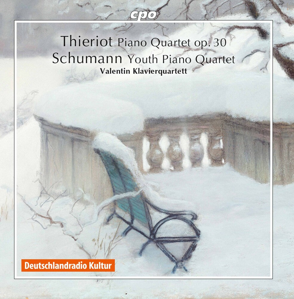 the album cover for Schumann / Thieriot - Piano Quartets