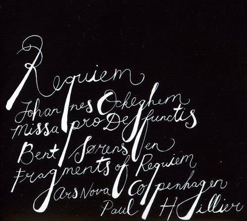 the album cover for Paul Hillier - Ockeghem: Requiem