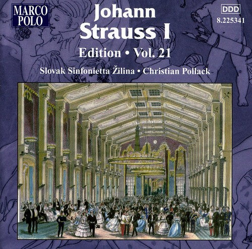 the album cover for Christian Pollack - Johann Strauss Edition 21