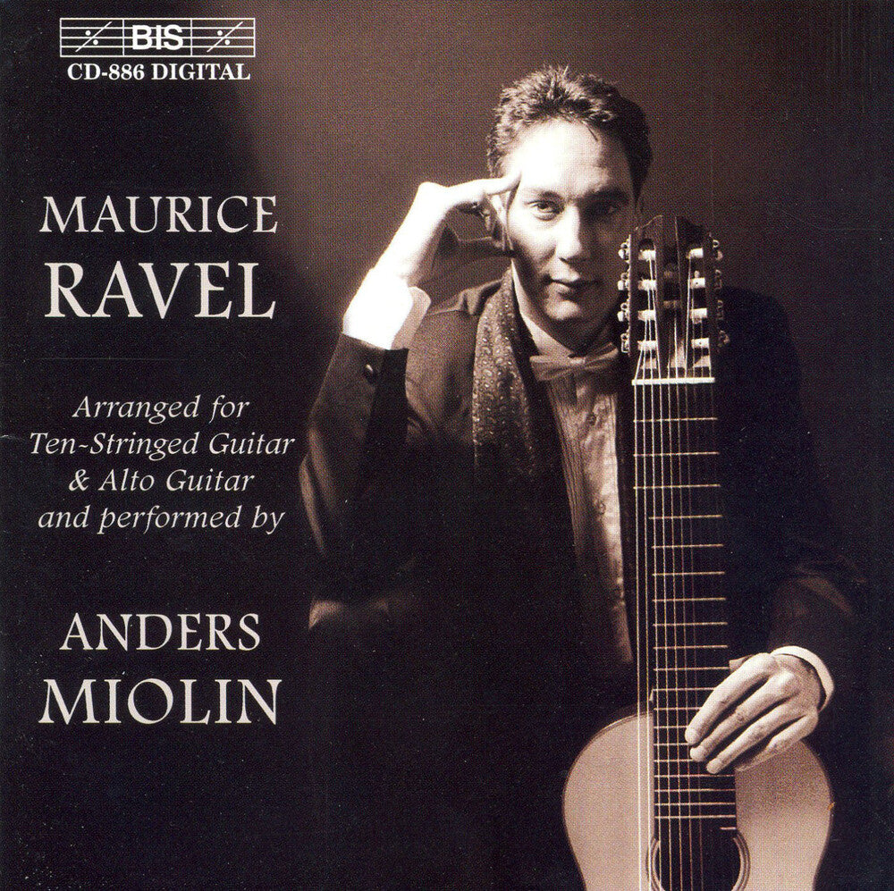the album cover for Anders Miolin - Arrangements for Ten-Stringed Guitar & Alto Guitar