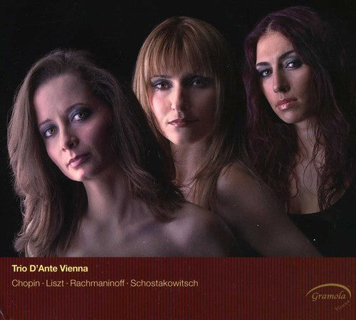 the album cover for Dante - Piano Trios (W/Dvd) [Digipak]