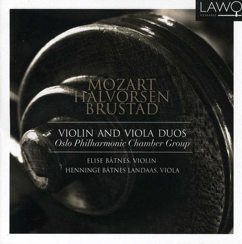 the album cover for Elise Båtnes - Violin & Viola Duos