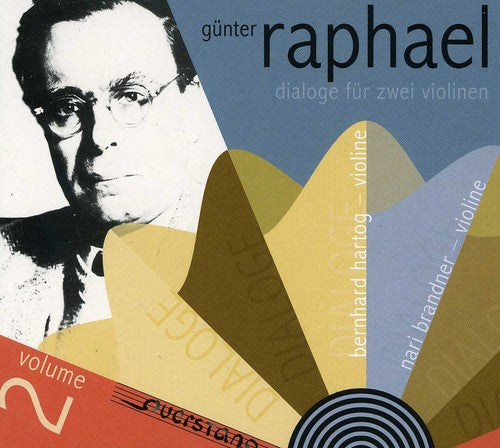 the album cover for Bernhard Hartog - Edition 2: Dialogues For Two Violins [Digipak]