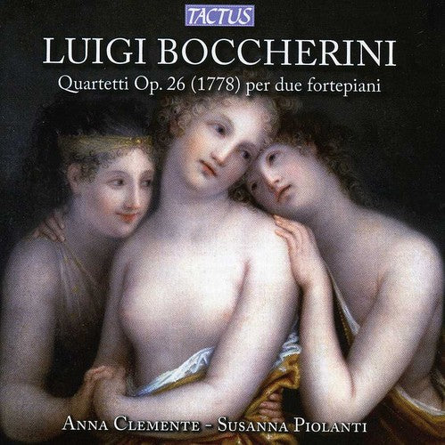 the album cover for Susanna Piolanti - Quartets Op. 26 for Two Fortepianos