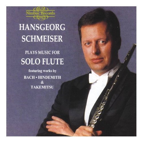 the album cover for Hansgeorg Schmeiser - Plays Music for Solo Flute