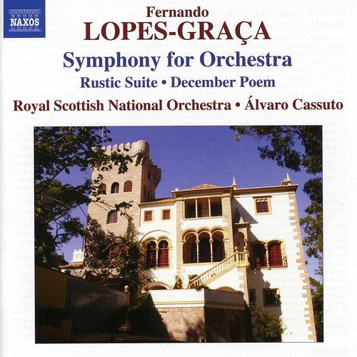 the album cover for Alvaro Cassuto - Sym for Orch & Rustic Suite No. 1 / Poem