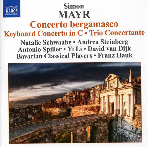 the album cover for Franz Hauk - Cto Bergamasco & Keyboard Cto in C Major & Trio